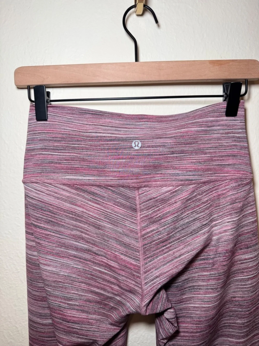 Lululemon Align Leggings Women's 6 Pink Space Dye High Rise Yoga Athletic